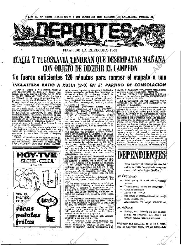 ABC SEVILLA 09-06-1968 página 67