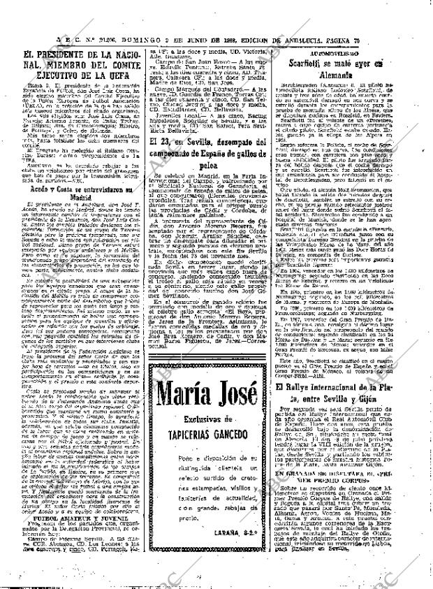 ABC SEVILLA 09-06-1968 página 70