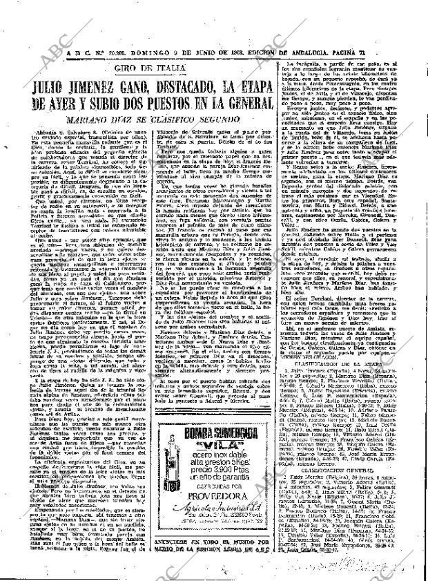 ABC SEVILLA 09-06-1968 página 71