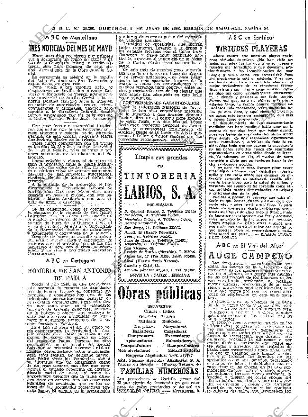 ABC SEVILLA 09-06-1968 página 91