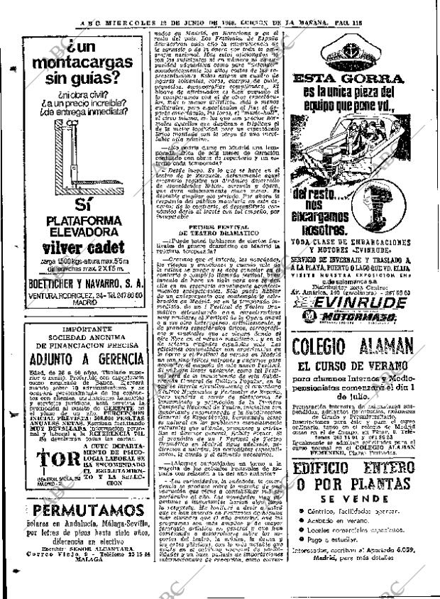 ABC MADRID 12-06-1968 página 118