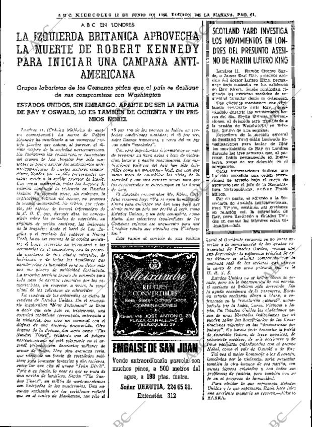 ABC MADRID 12-06-1968 página 61