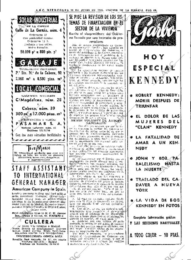 ABC MADRID 12-06-1968 página 68