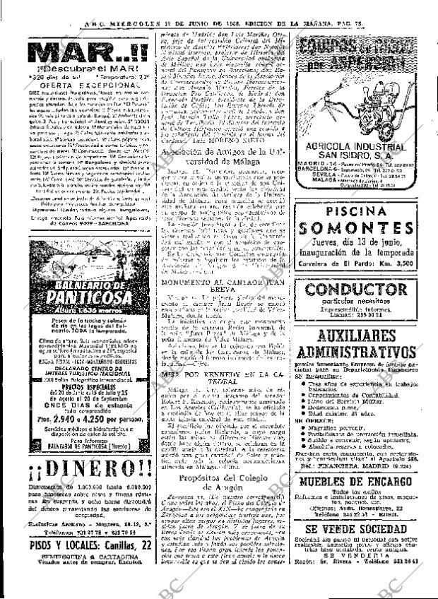 ABC MADRID 12-06-1968 página 78