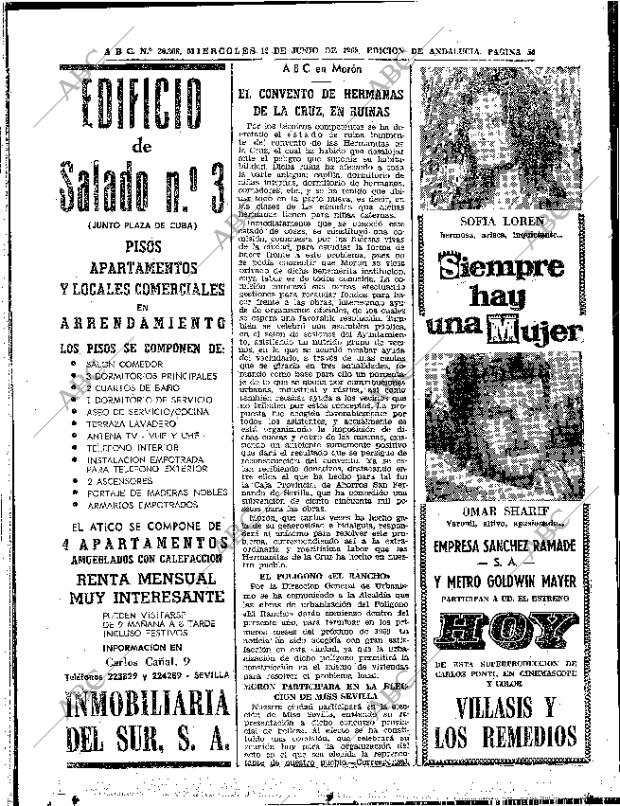 ABC SEVILLA 12-06-1968 página 52