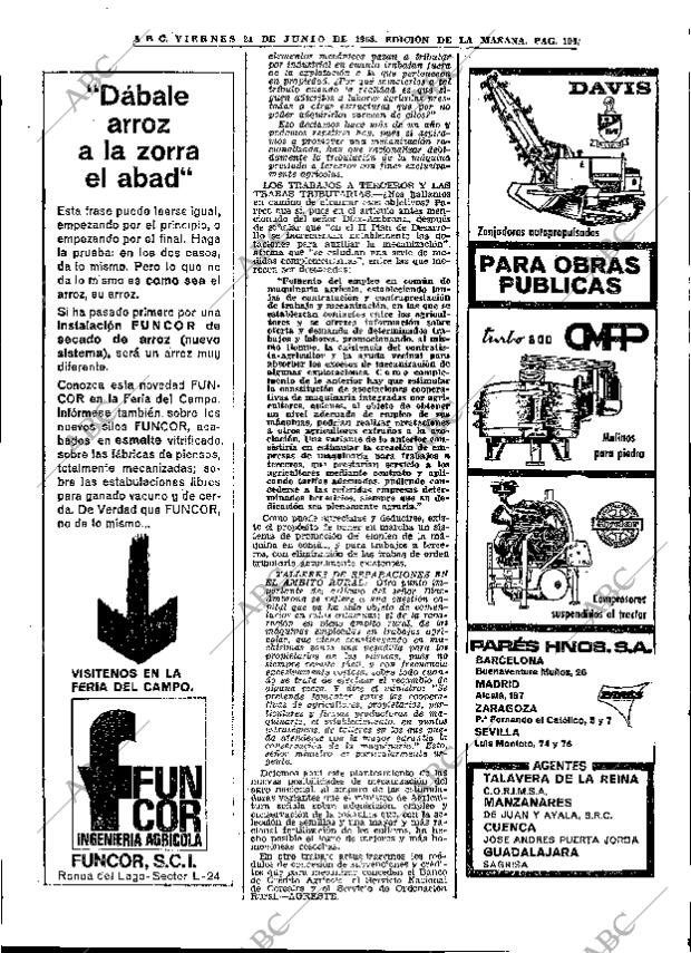 ABC MADRID 21-06-1968 página 104