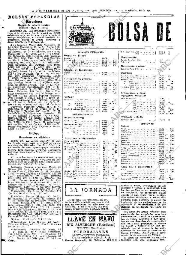ABC MADRID 21-06-1968 página 108