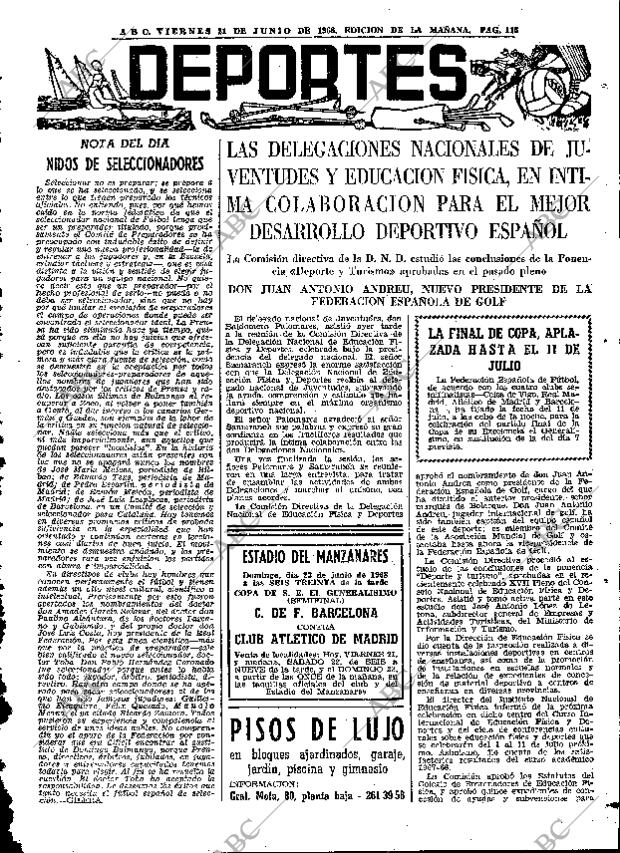 ABC MADRID 21-06-1968 página 115