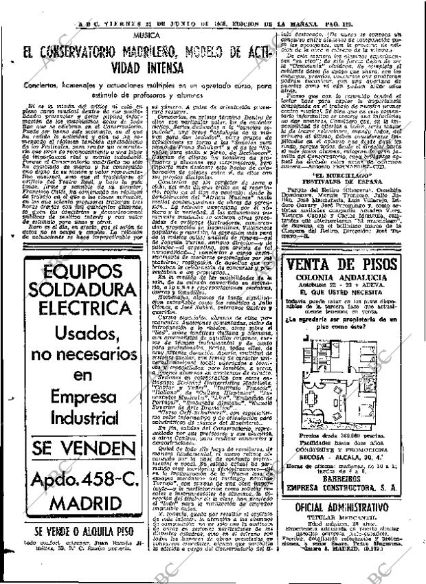 ABC MADRID 21-06-1968 página 122