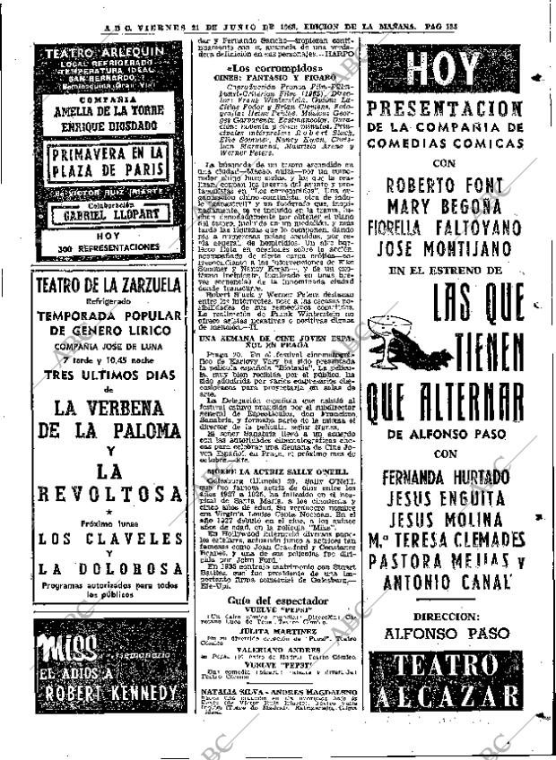 ABC MADRID 21-06-1968 página 125