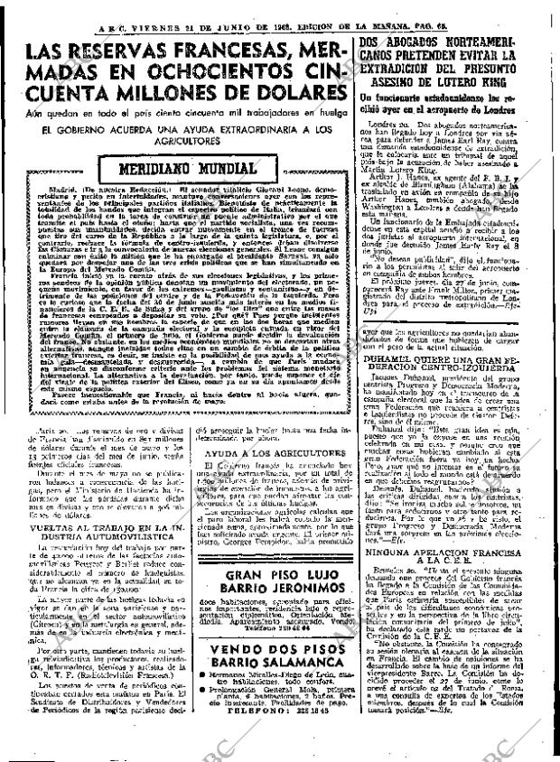 ABC MADRID 21-06-1968 página 65