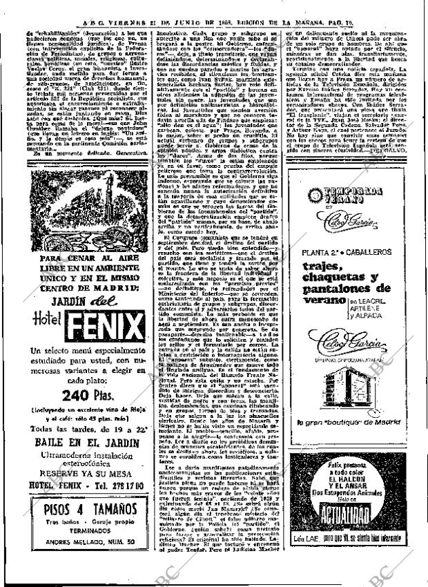 ABC MADRID 21-06-1968 página 70