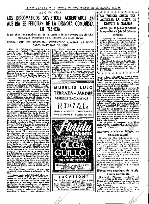 ABC MADRID 27-06-1968 página 37