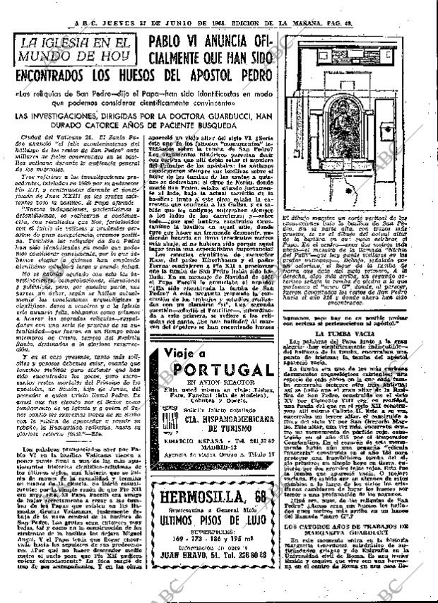 ABC MADRID 27-06-1968 página 49