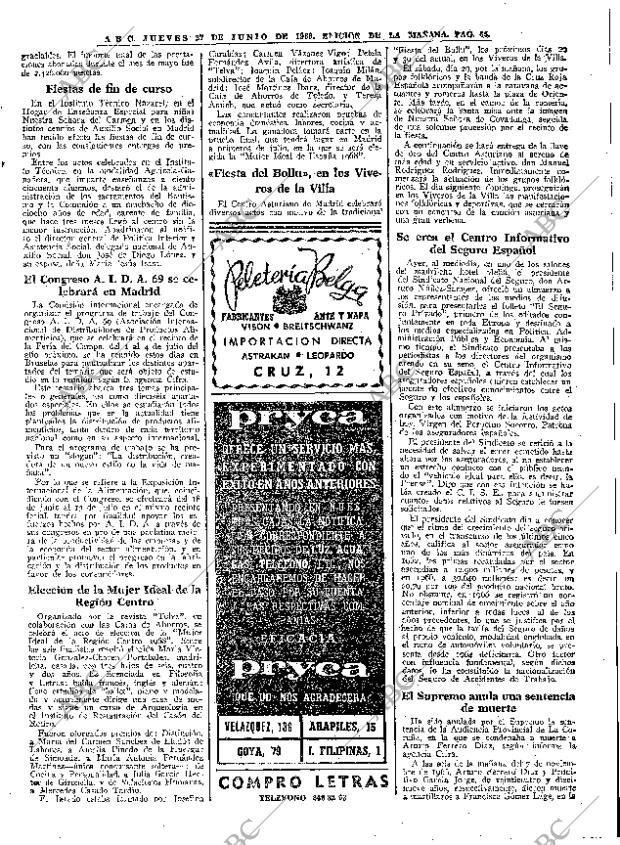 ABC MADRID 27-06-1968 página 65