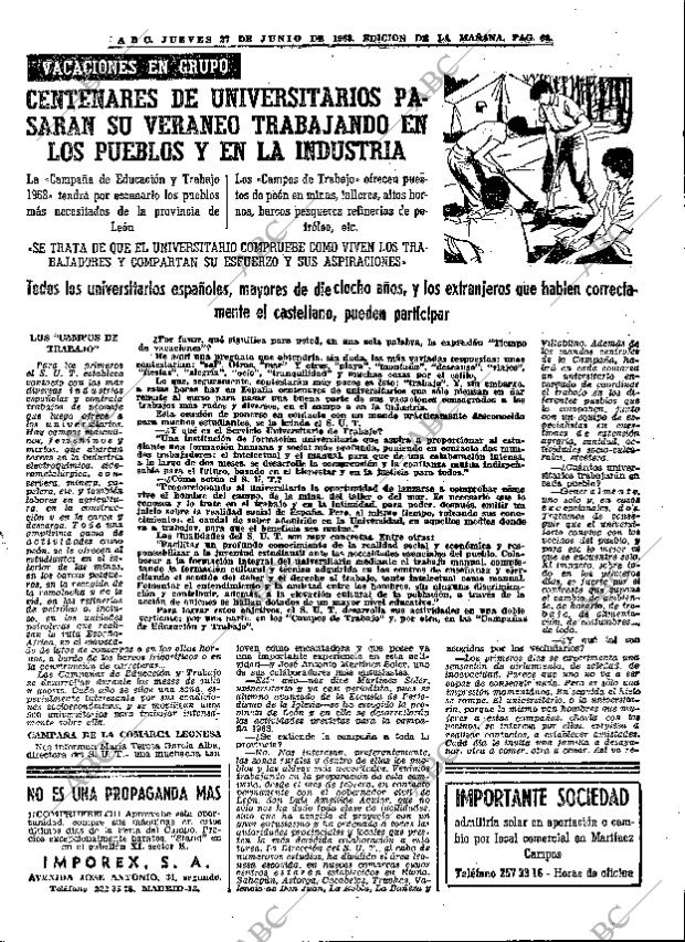 ABC MADRID 27-06-1968 página 69