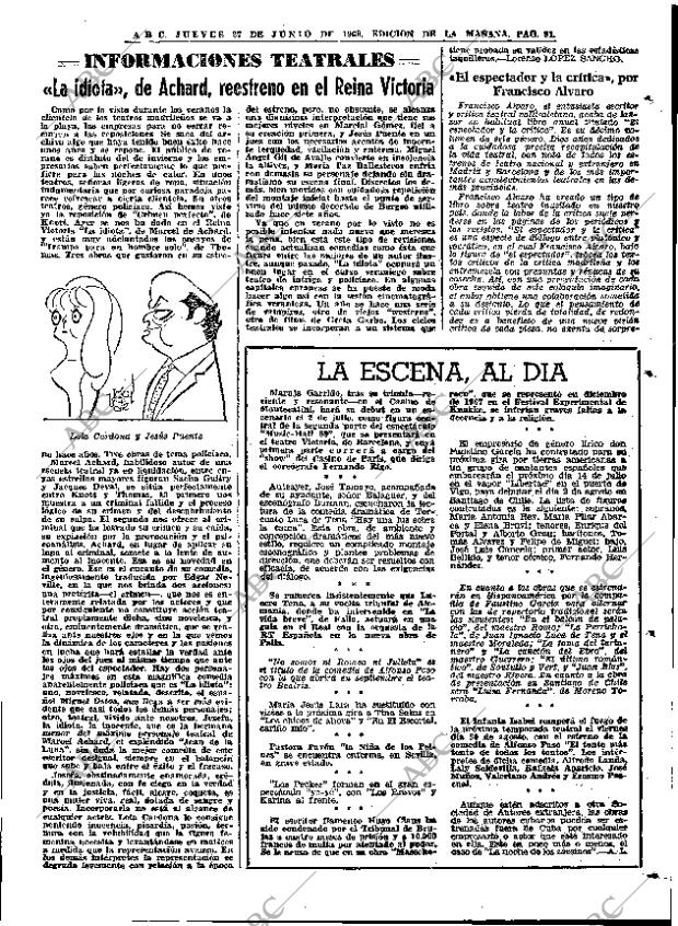 ABC MADRID 27-06-1968 página 91