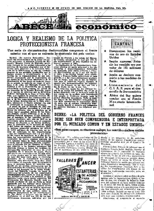 ABC MADRID 28-06-1968 página 101