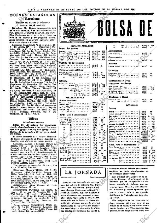 ABC MADRID 28-06-1968 página 104