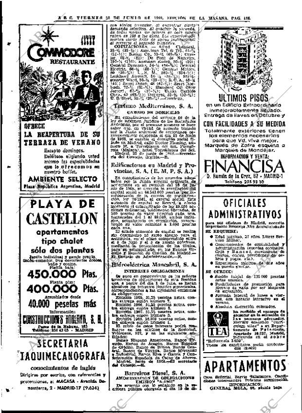 ABC MADRID 28-06-1968 página 106