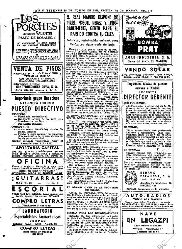 ABC MADRID 28-06-1968 página 110