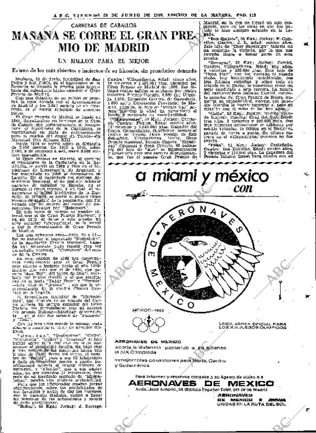ABC MADRID 28-06-1968 página 115