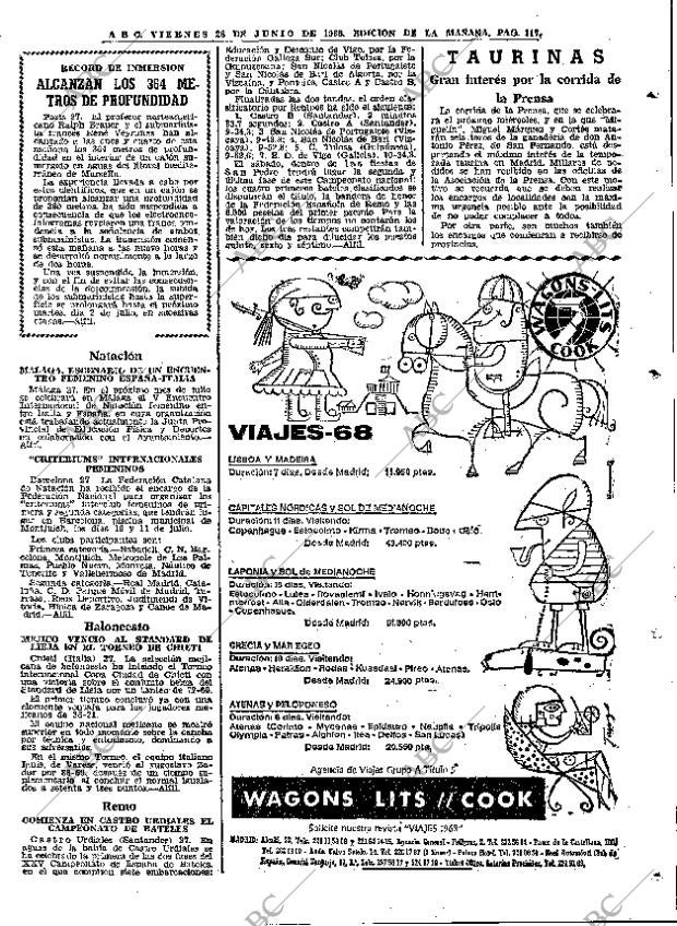 ABC MADRID 28-06-1968 página 117