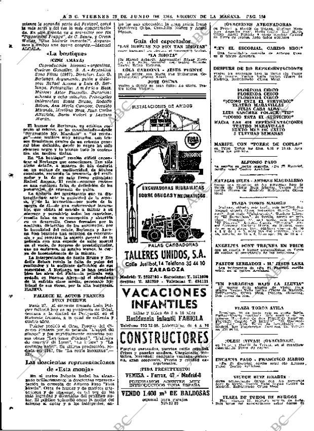 ABC MADRID 28-06-1968 página 120