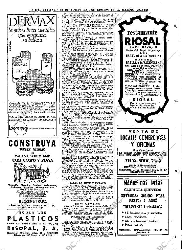 ABC MADRID 28-06-1968 página 125