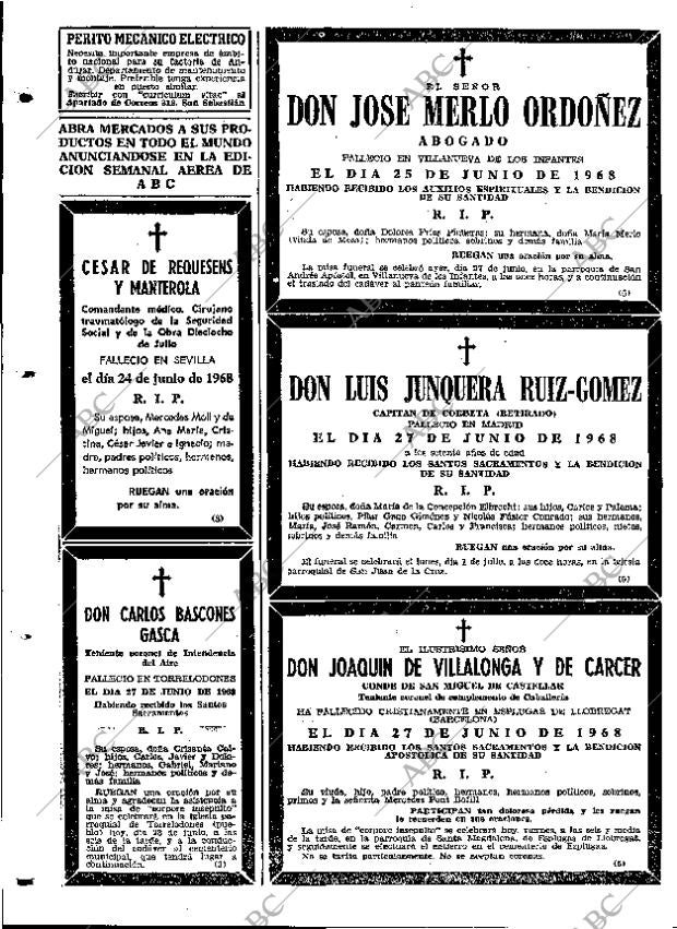 ABC MADRID 28-06-1968 página 140