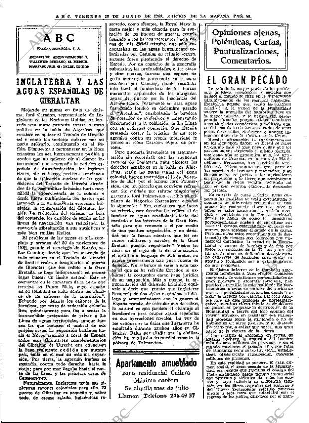 ABC MADRID 28-06-1968 página 56