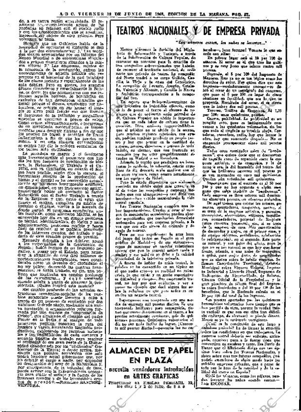 ABC MADRID 28-06-1968 página 57