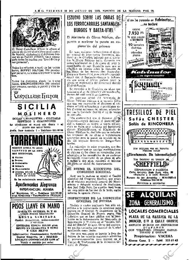 ABC MADRID 28-06-1968 página 72