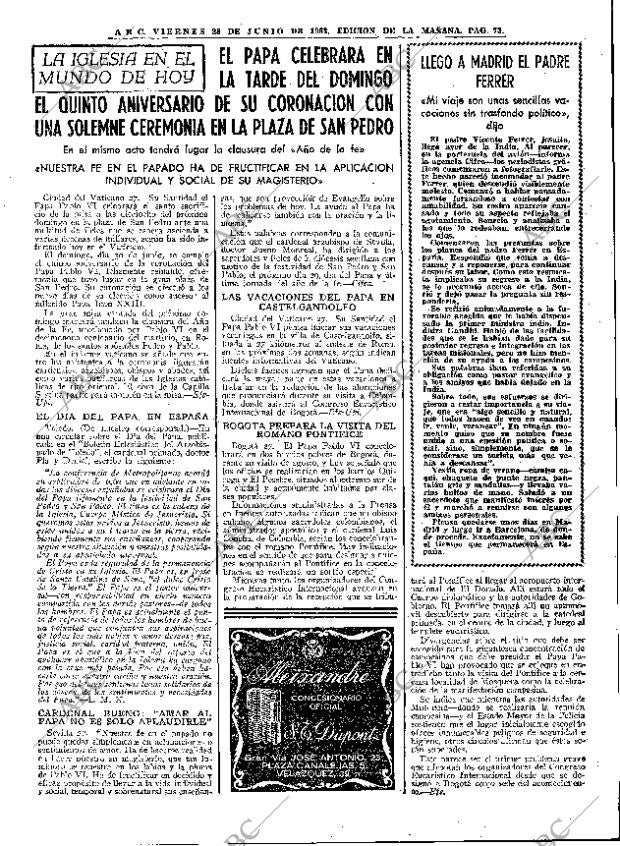 ABC MADRID 28-06-1968 página 73