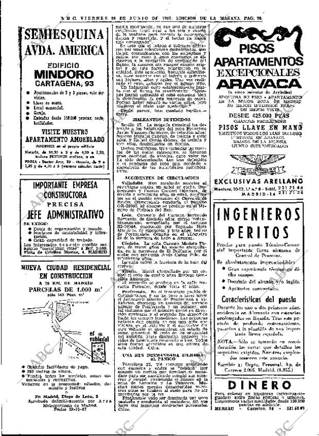 ABC MADRID 28-06-1968 página 76