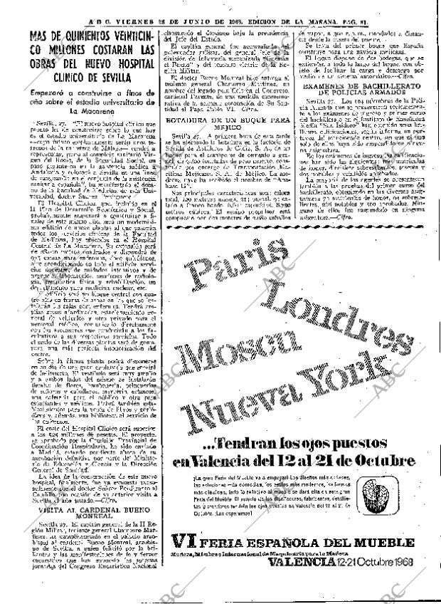 ABC MADRID 28-06-1968 página 81