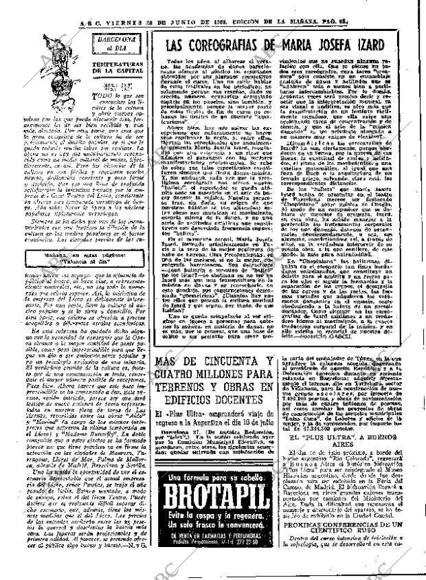 ABC MADRID 28-06-1968 página 85