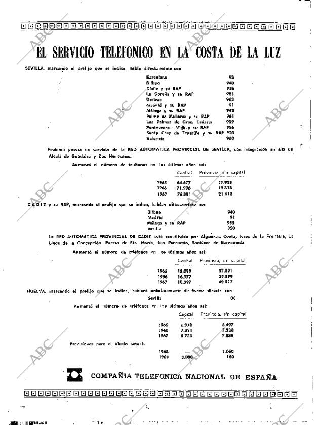 ABC SEVILLA 28-06-1968 página 14