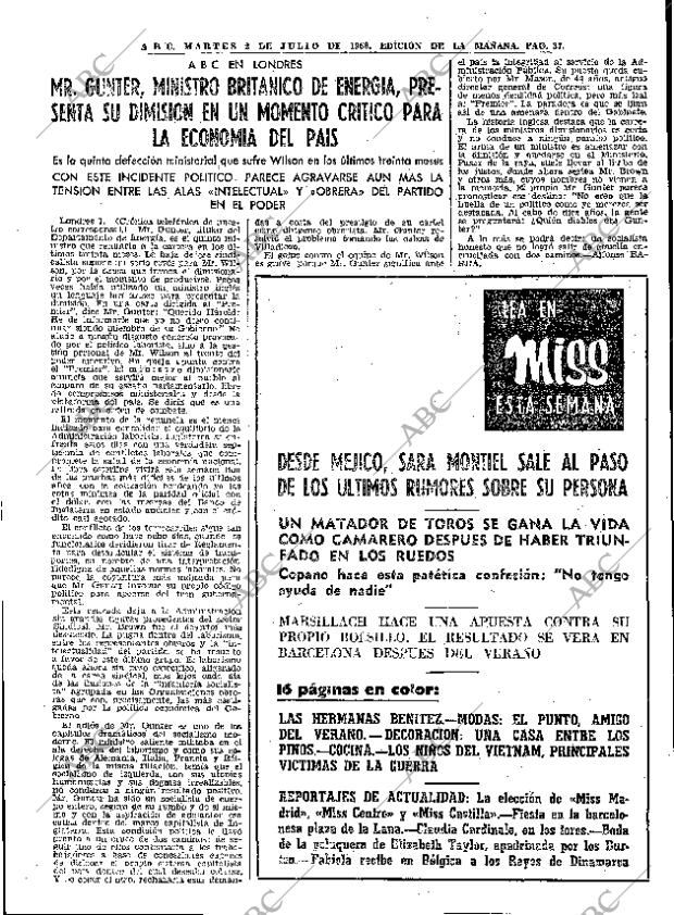 ABC MADRID 02-07-1968 página 37