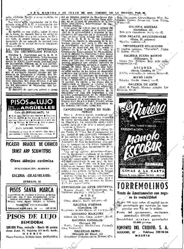 ABC MADRID 02-07-1968 página 66