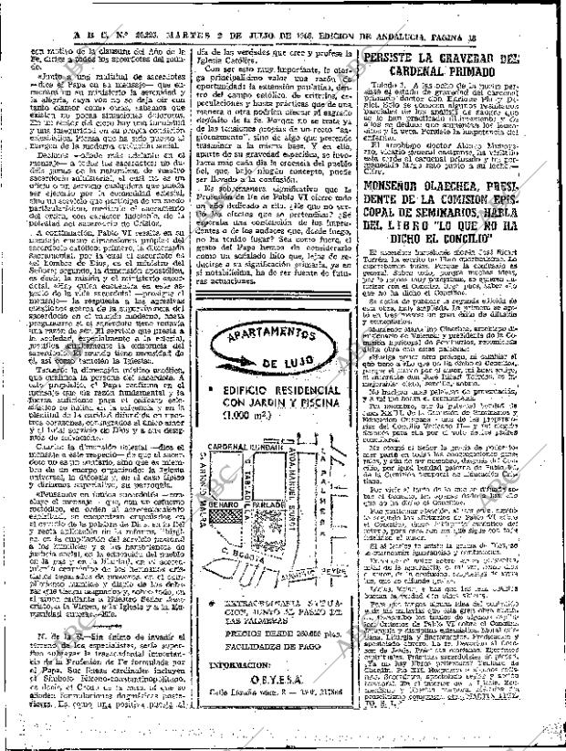 ABC SEVILLA 02-07-1968 página 16