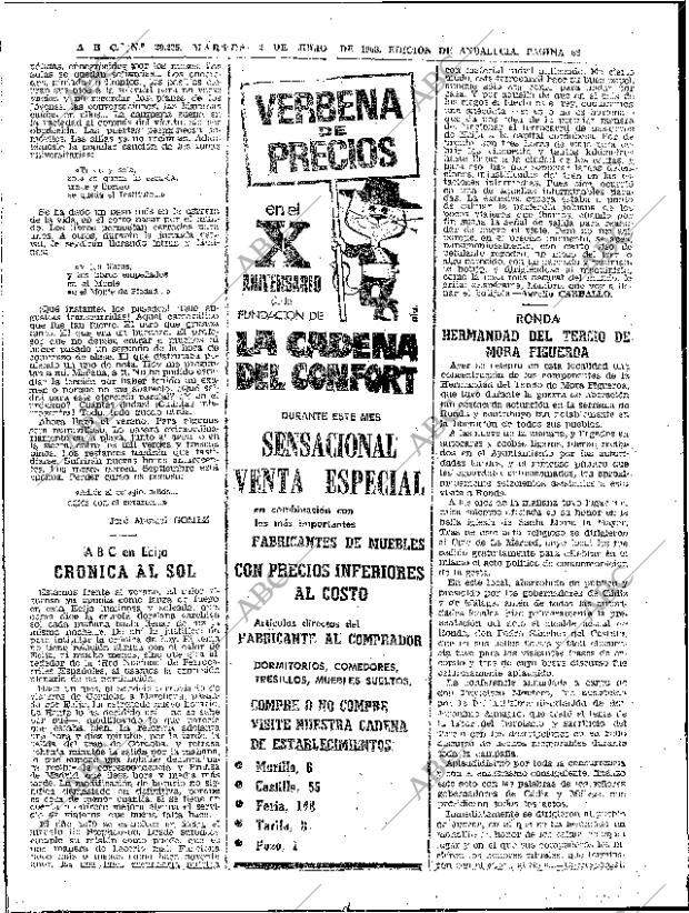 ABC SEVILLA 02-07-1968 página 66