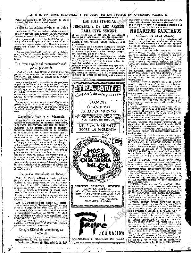 ABC SEVILLA 03-07-1968 página 38
