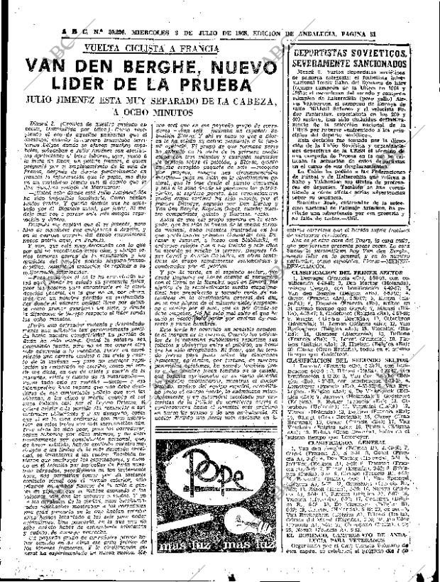 ABC SEVILLA 03-07-1968 página 51