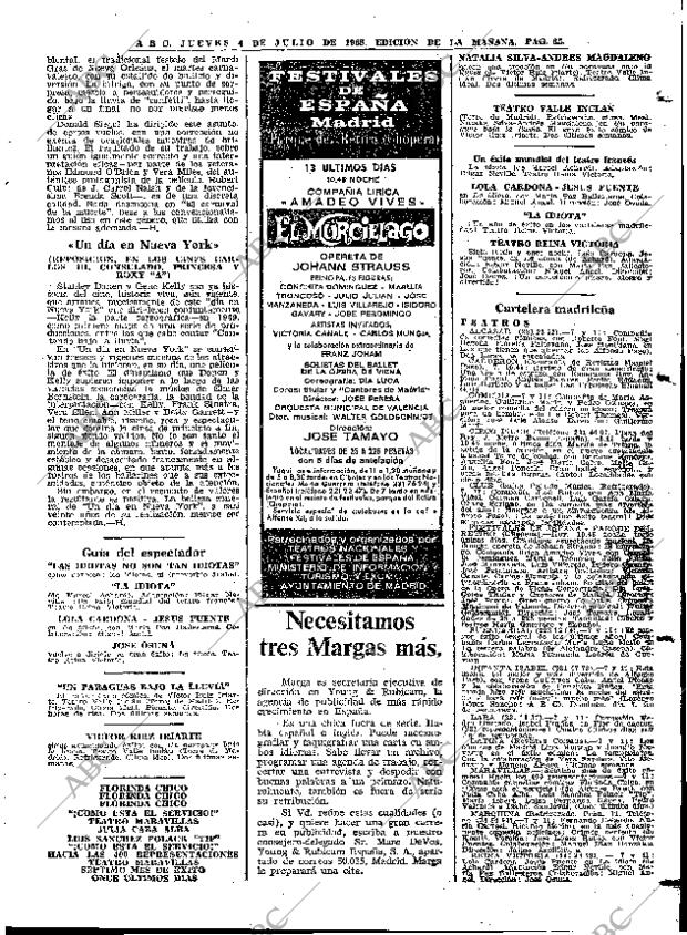 ABC MADRID 04-07-1968 página 85