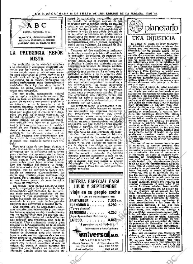 ABC MADRID 10-07-1968 página 40