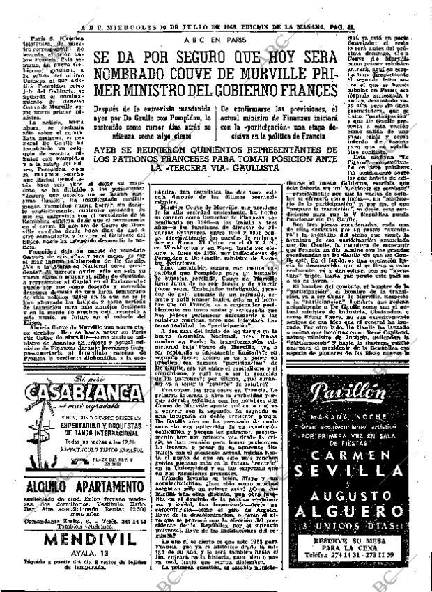 ABC MADRID 10-07-1968 página 41