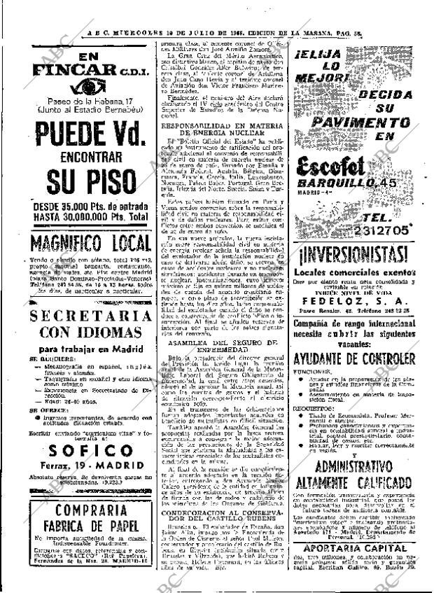 ABC MADRID 10-07-1968 página 56