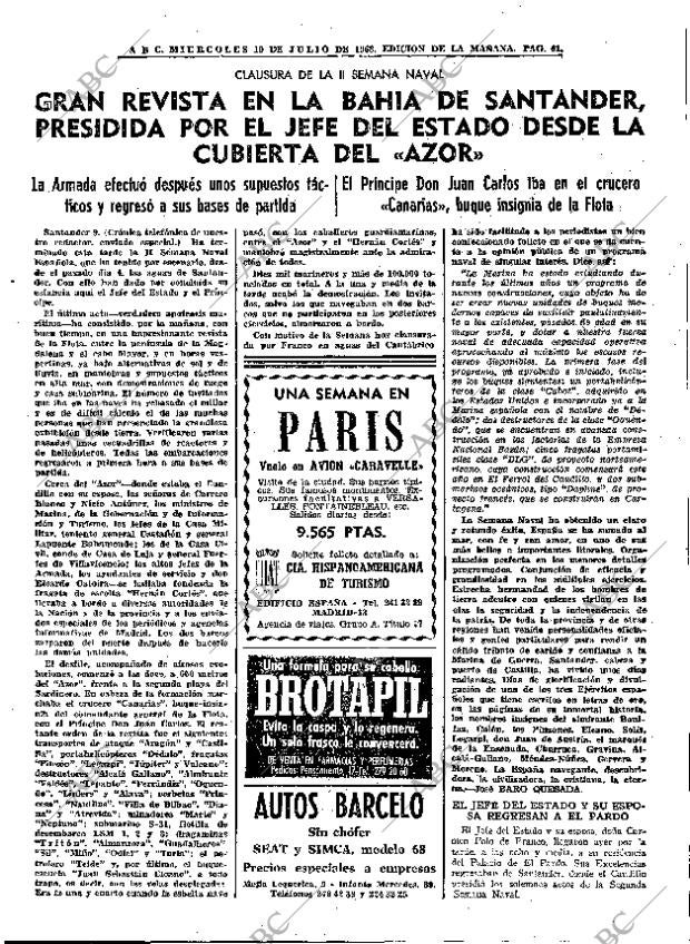 ABC MADRID 10-07-1968 página 61