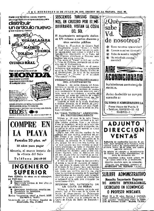 ABC MADRID 10-07-1968 página 62